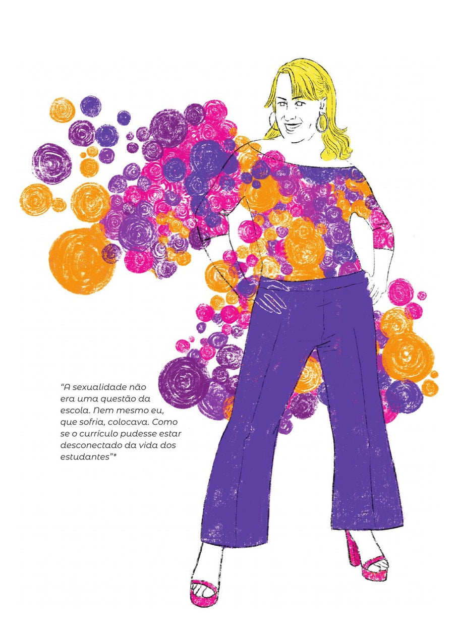 Ilustração do livro 21 histórias de estudantes que mudaram a escola