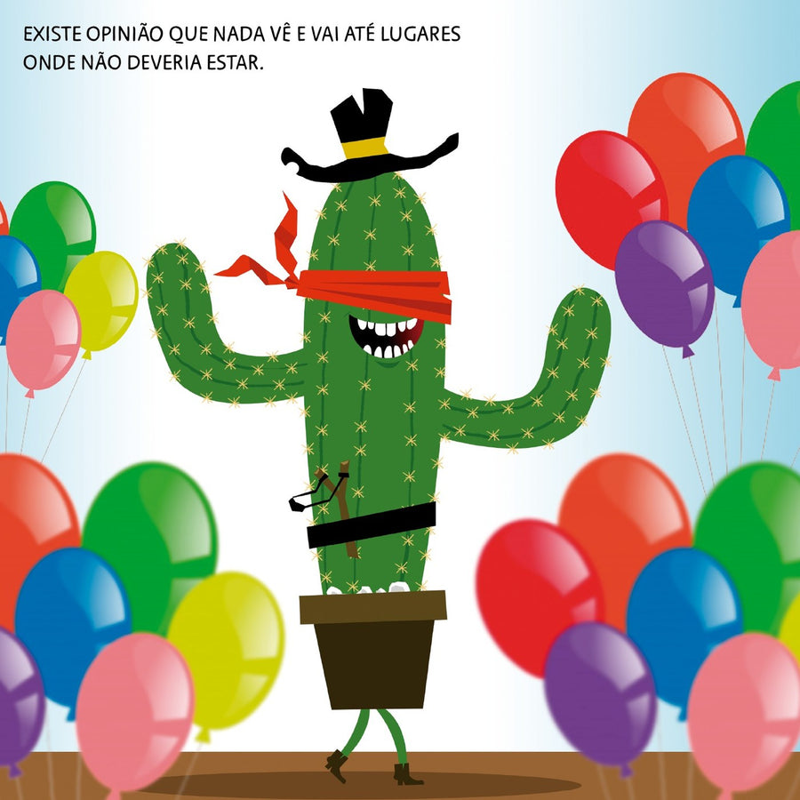 Ilustração do livro A aparência das opiniões