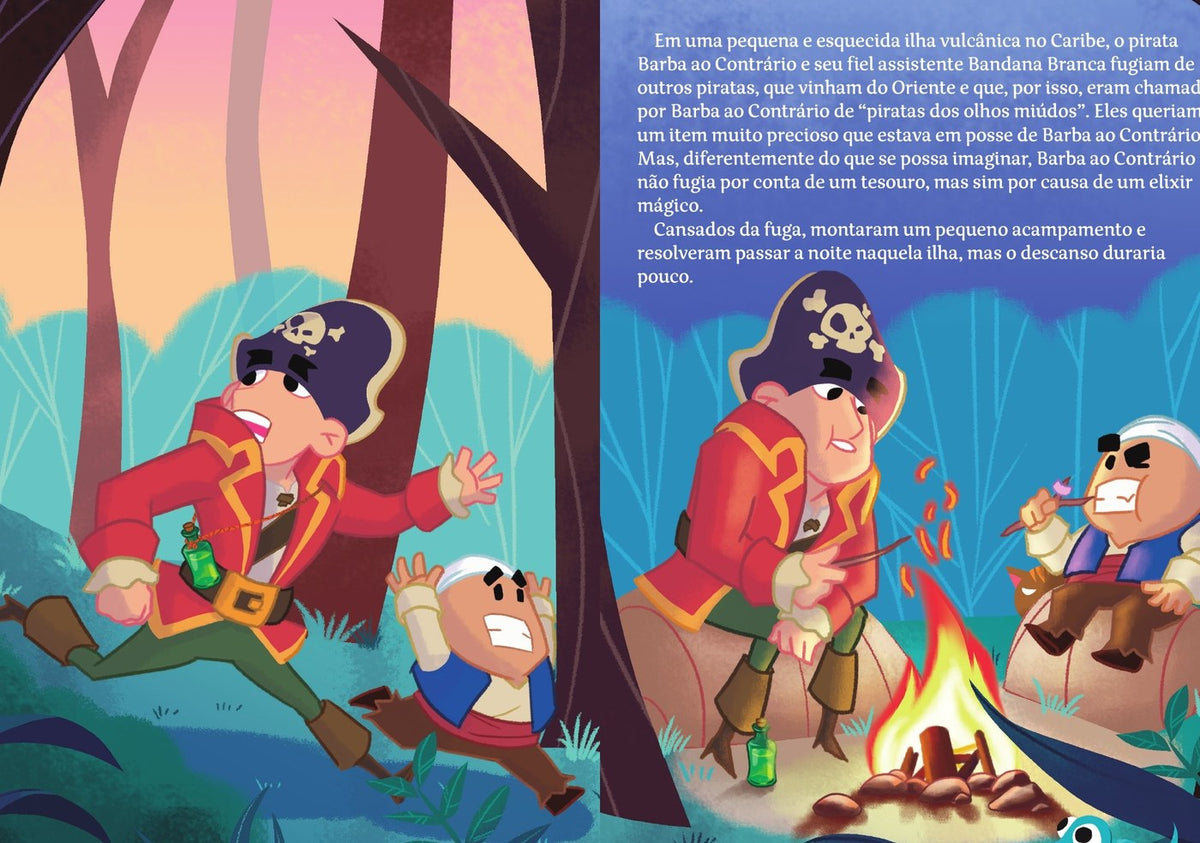 Ilustração do livro A ilha dos despropósitos