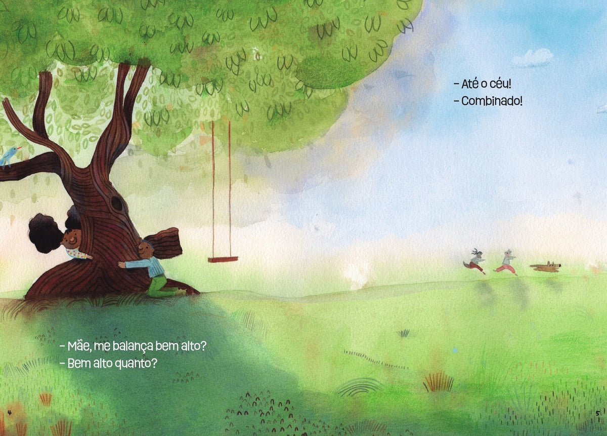 Ilustração do livro Alto até o céu