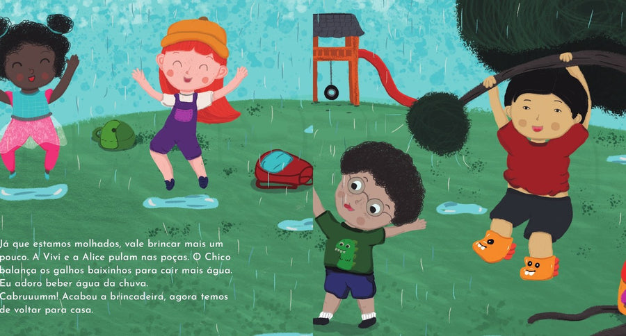 Ilustração do livro Brinquedos trocados
