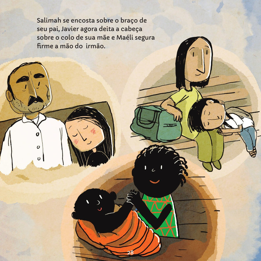 Ilustração do livro Casa é onde o coração está