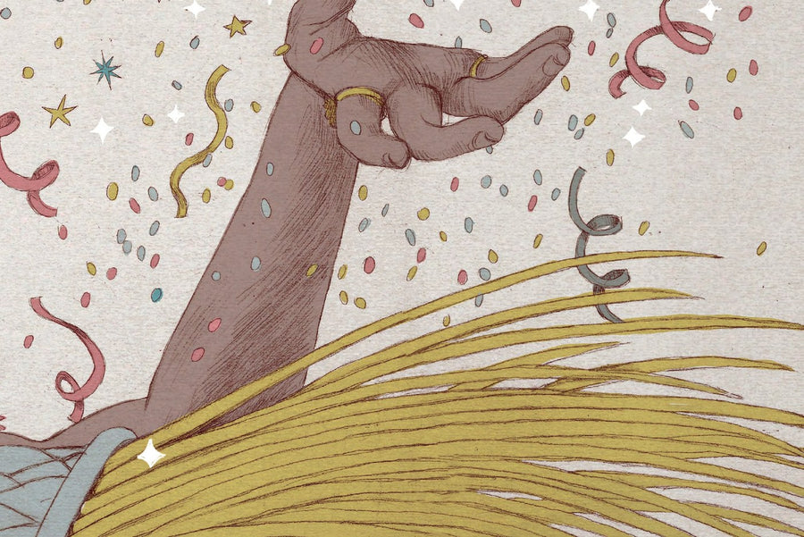 Ilustração do livro Com que roupa?