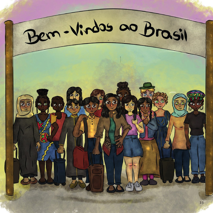 Ilustração do livro Elena e as palavras
