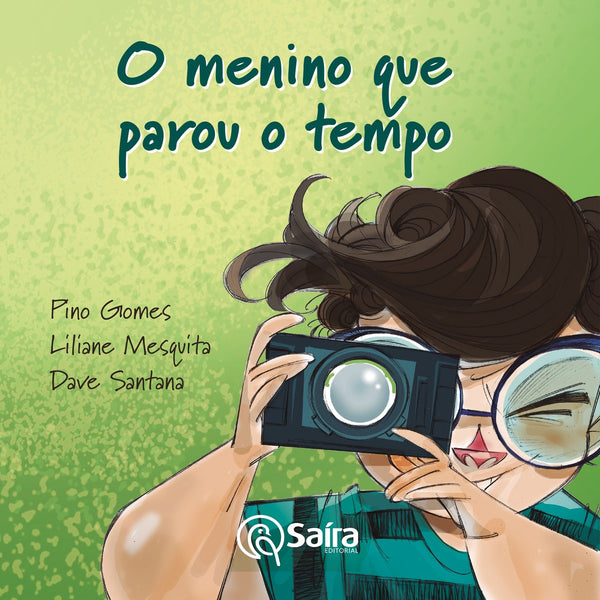 Capa de O menino que parou o tempo