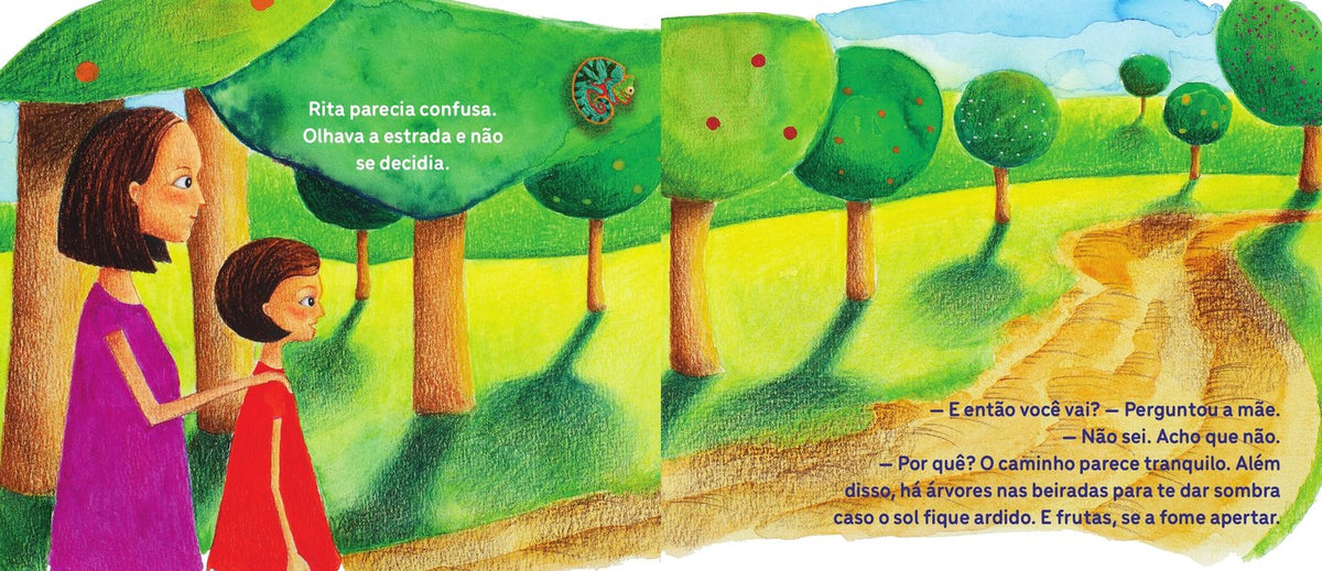 Ilustração do livro Pegadas