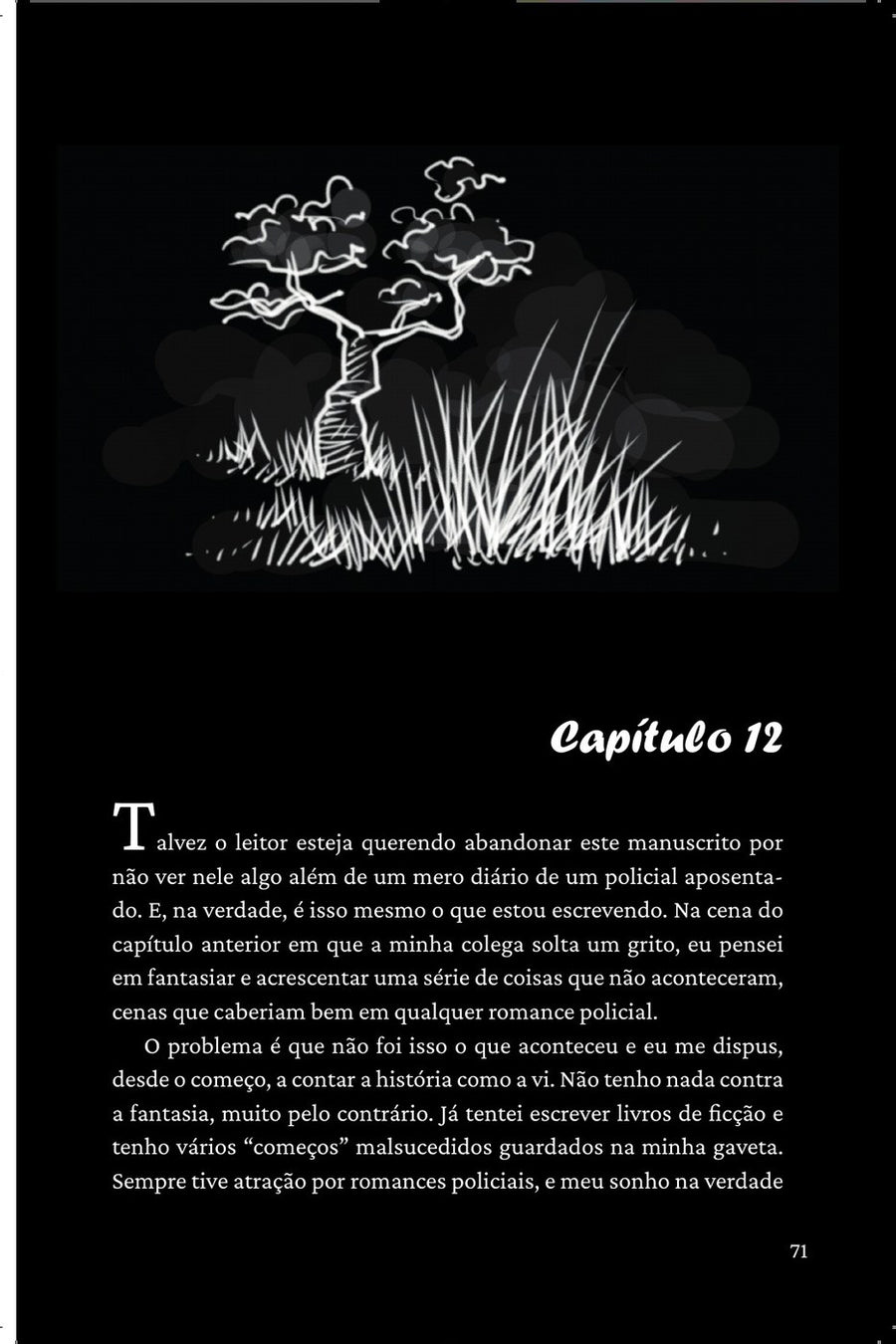 Ilustração do livro Silêncio na cidade