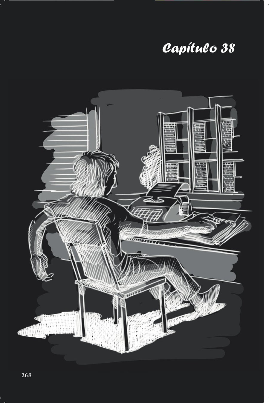 Ilustração do livro Silêncio na cidade