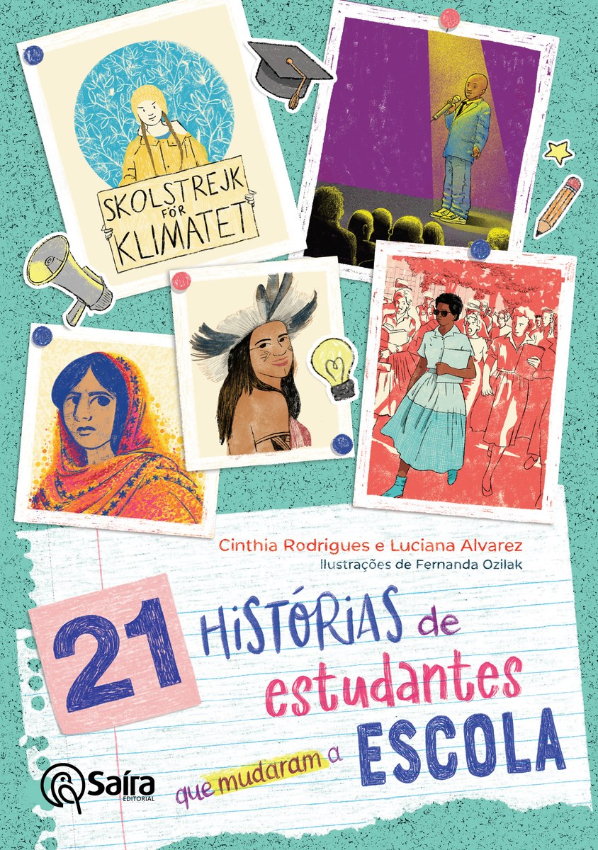 Capa do livro 21 histórias de estudantes que mudaram a escola