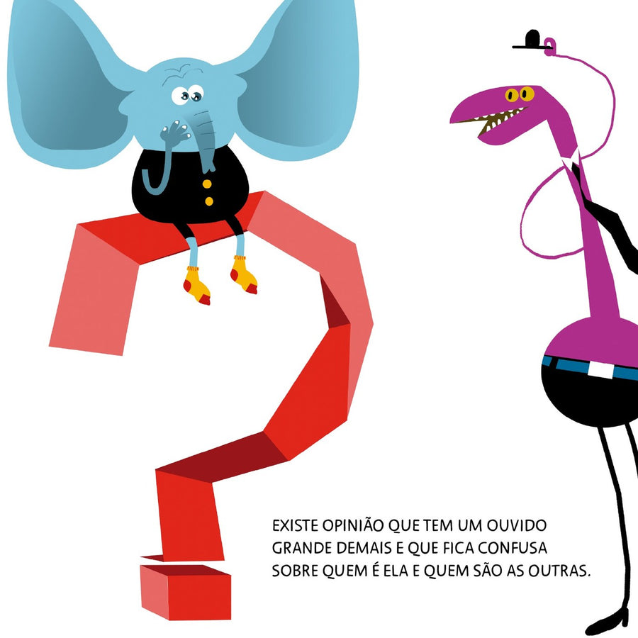 Ilustração do livro A aparência das opiniões