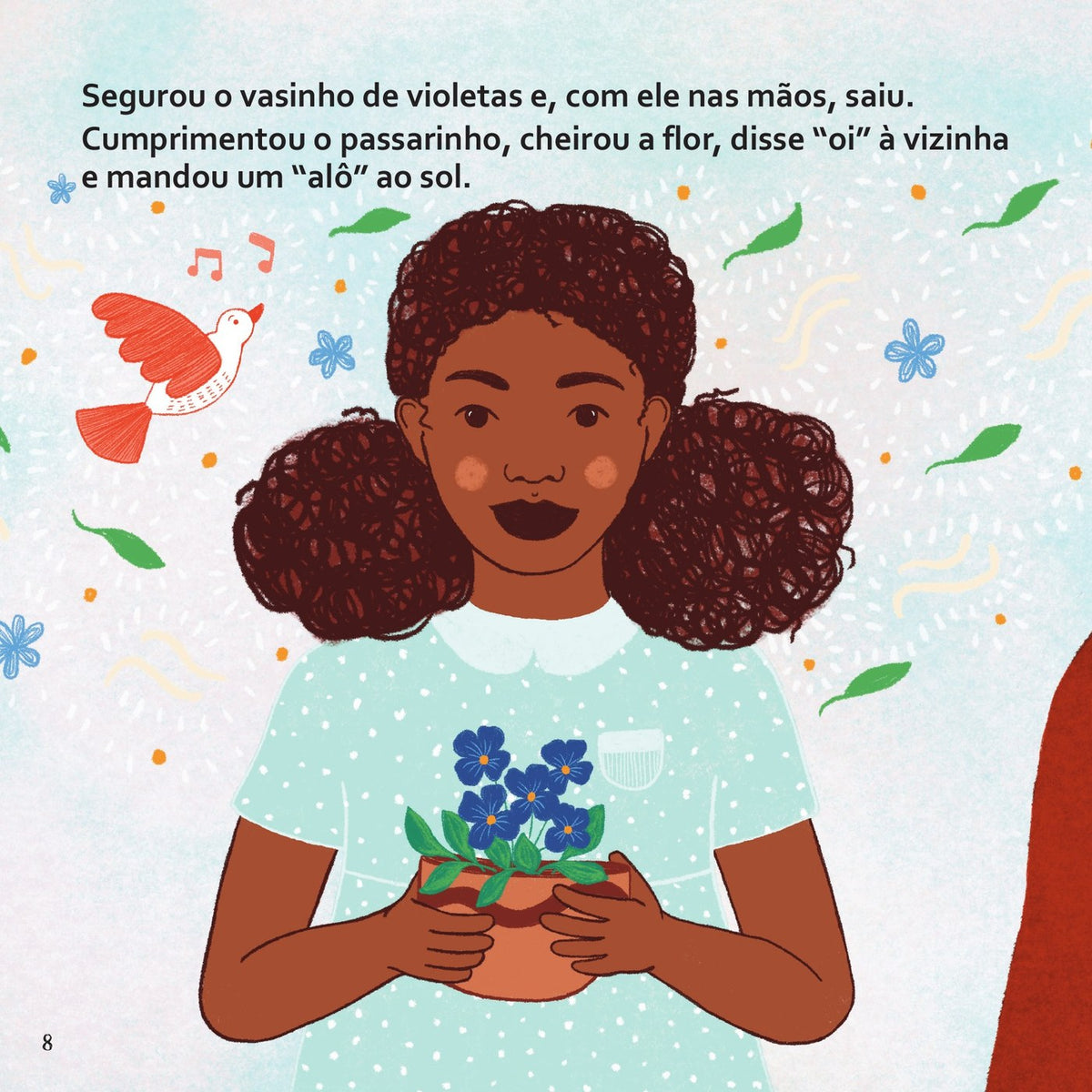 Ilustração do livro A culpa não é sua!