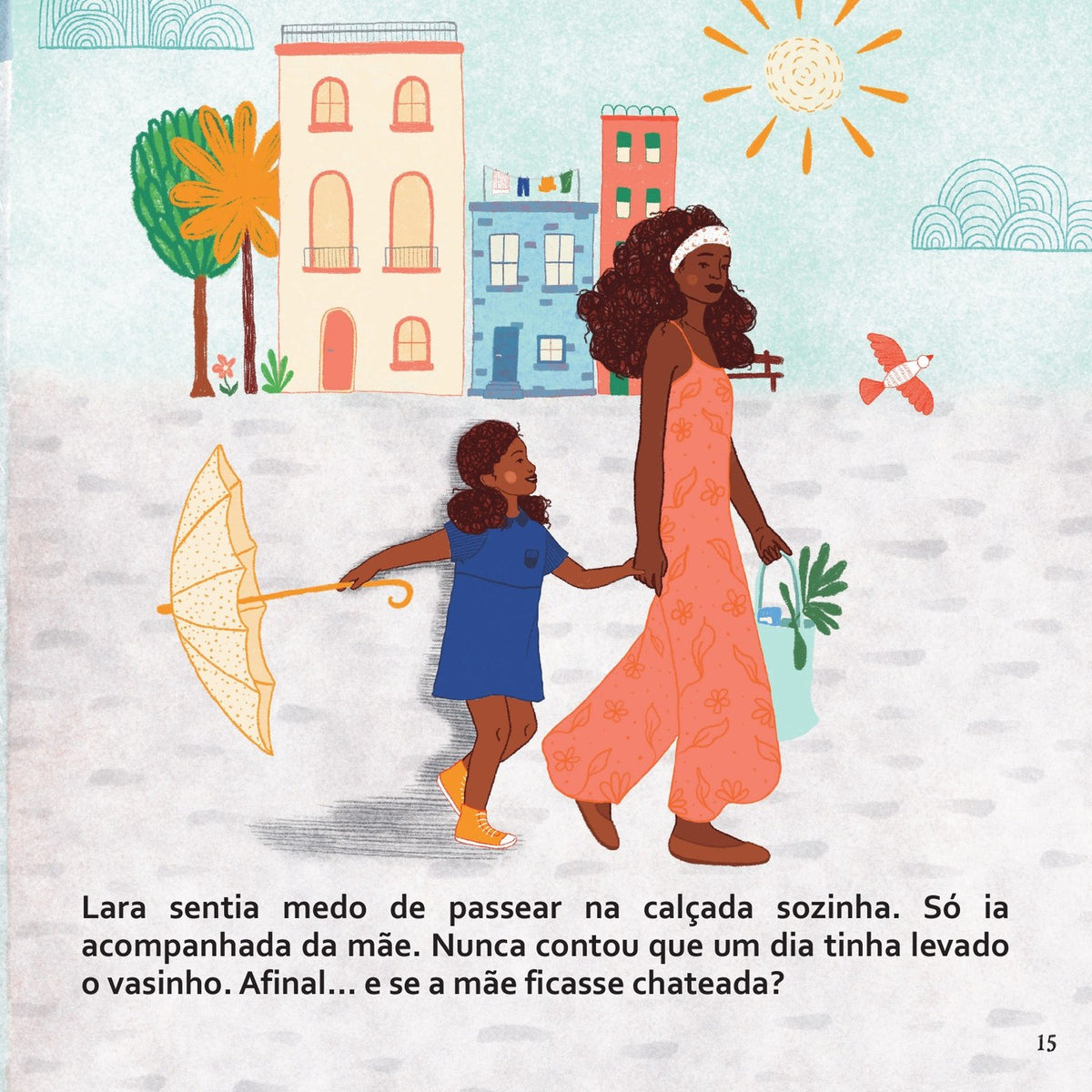 Ilustração do livro A culpa não é sua!
