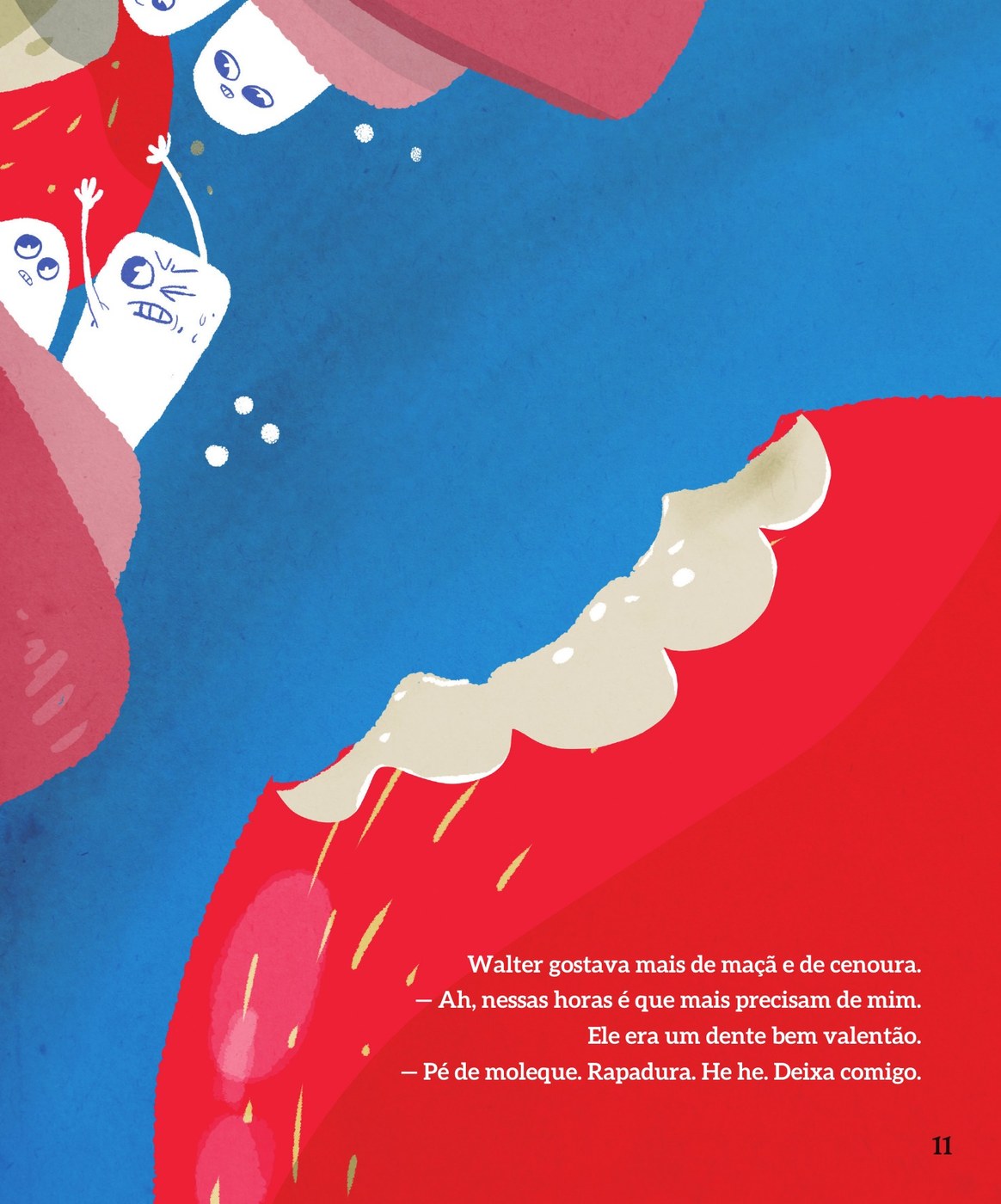 Ilustração do livro A fada dos dentes