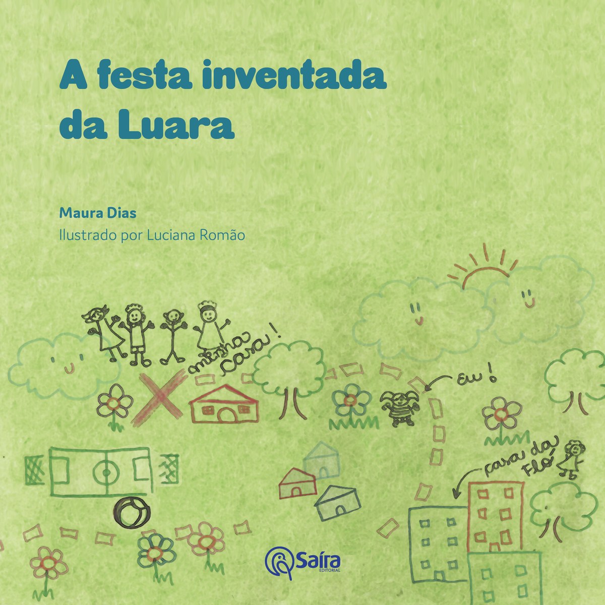 Capa do livro A festa inventada da Luara