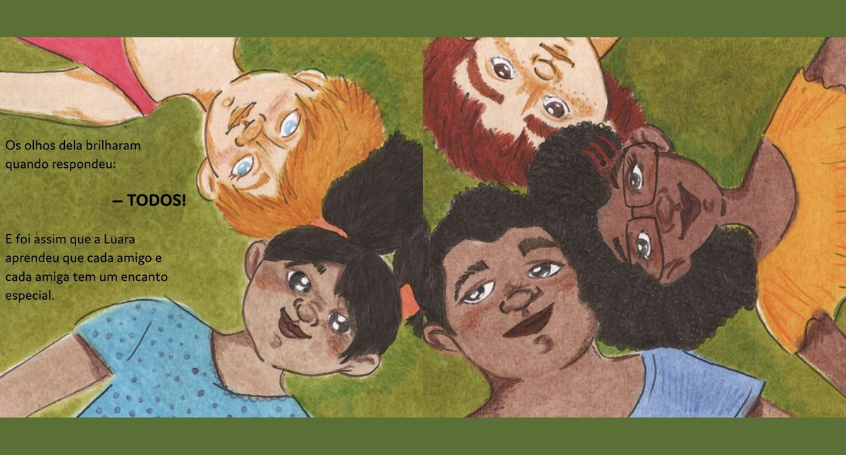 Ilustração do livro A festa inventada da Luara