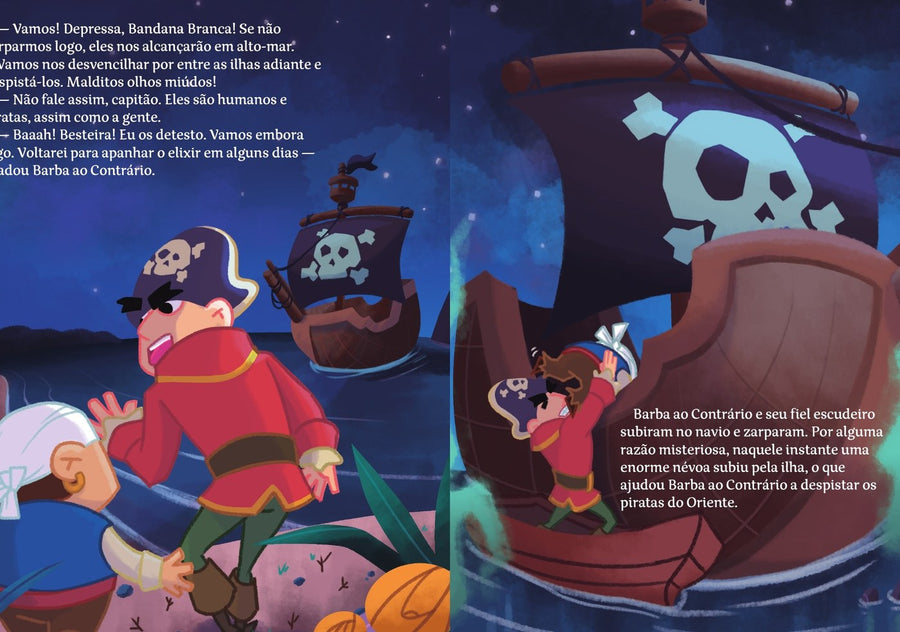 Ilustração do livro A ilha dos despropósitos