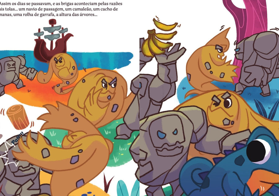 Ilustração do livro A ilha dos despropósitos