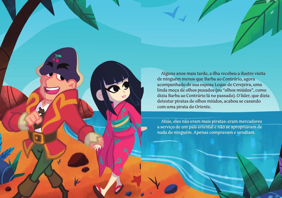 Ilustração do livro A ilha dos despropósitos