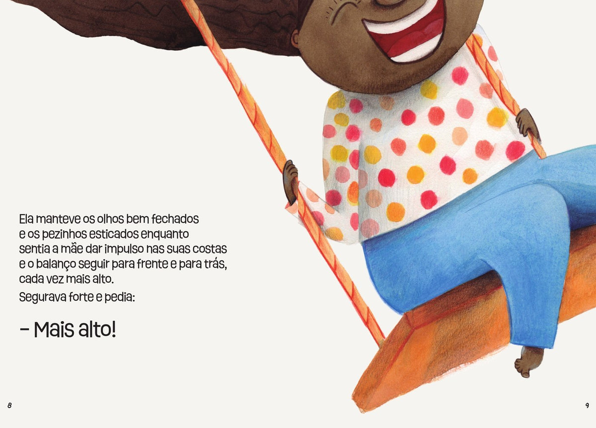 Ilustração do livro Alto até o céu
