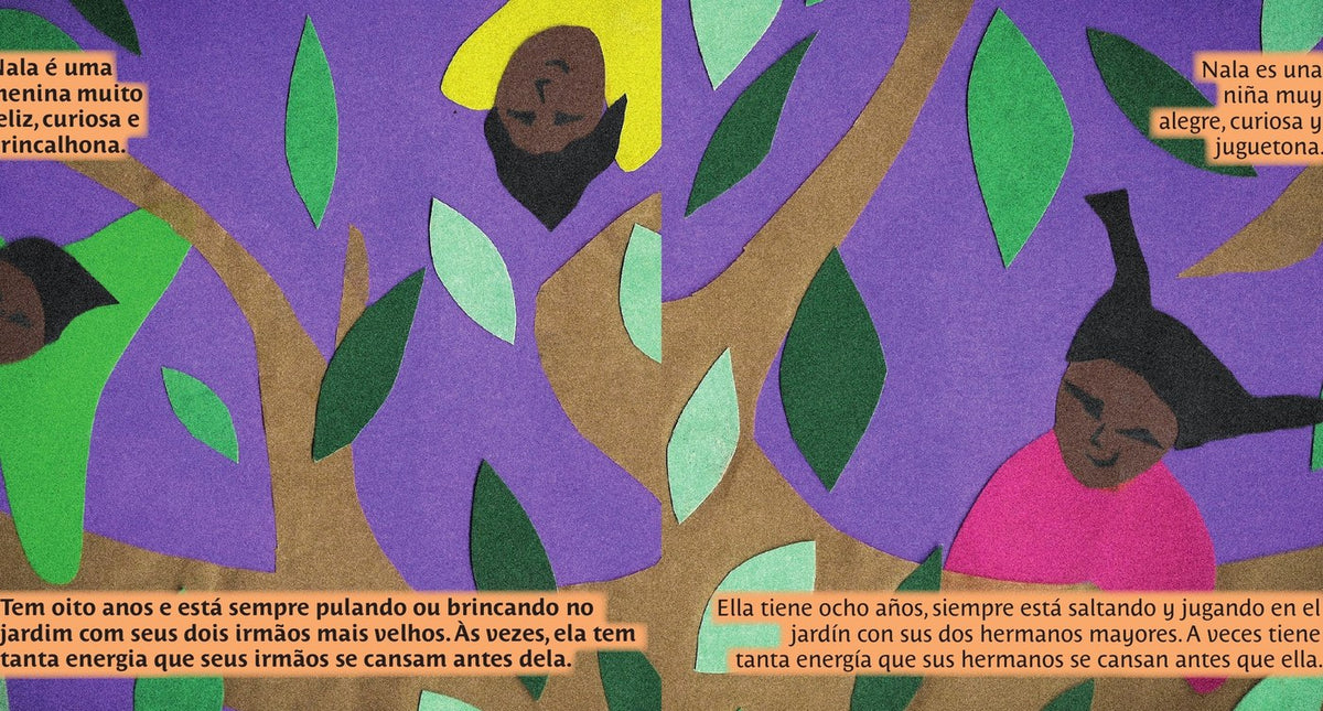 Ilustração do livro As aventuras de Nala