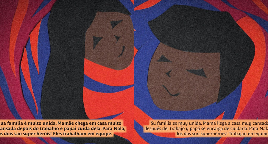 Ilustração do livro As aventuras de Nala