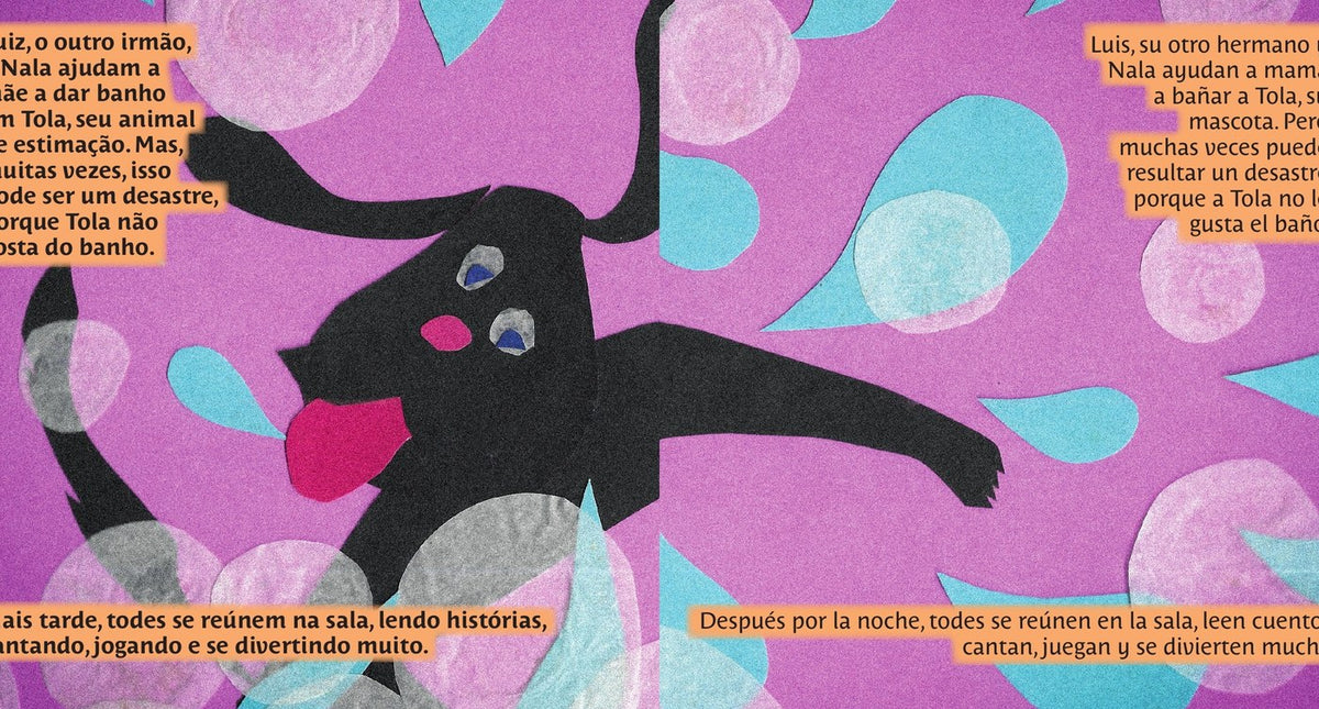 Ilustração do livro As aventuras de Nala