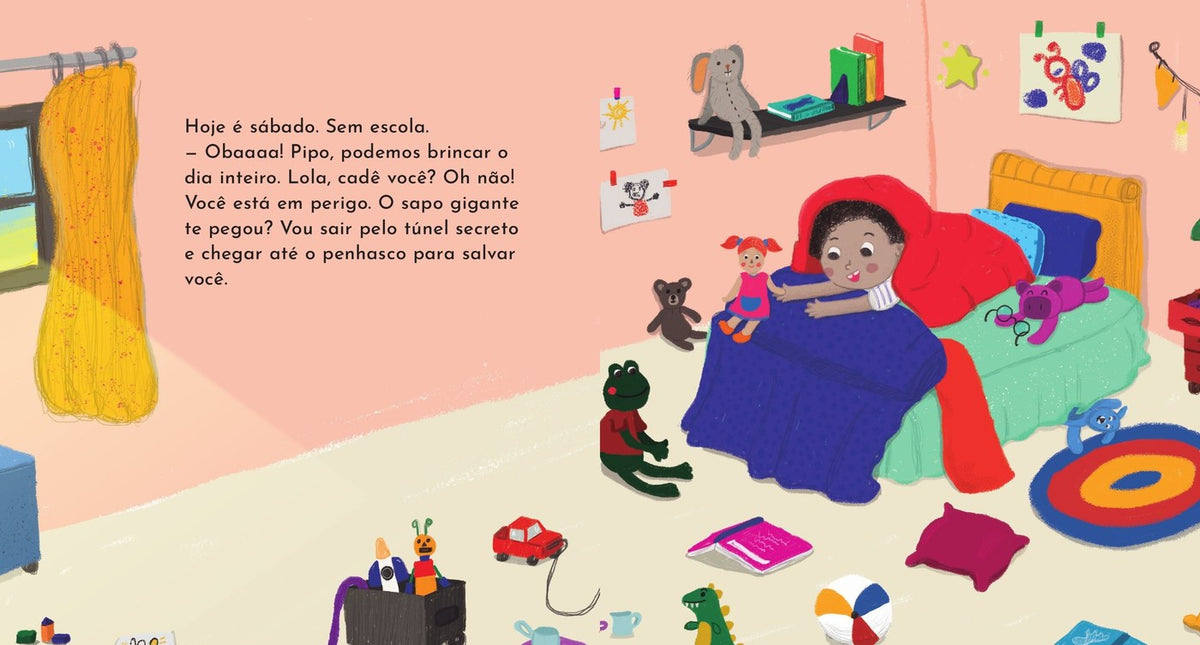 Ilustração do livro Brinquedos trocados