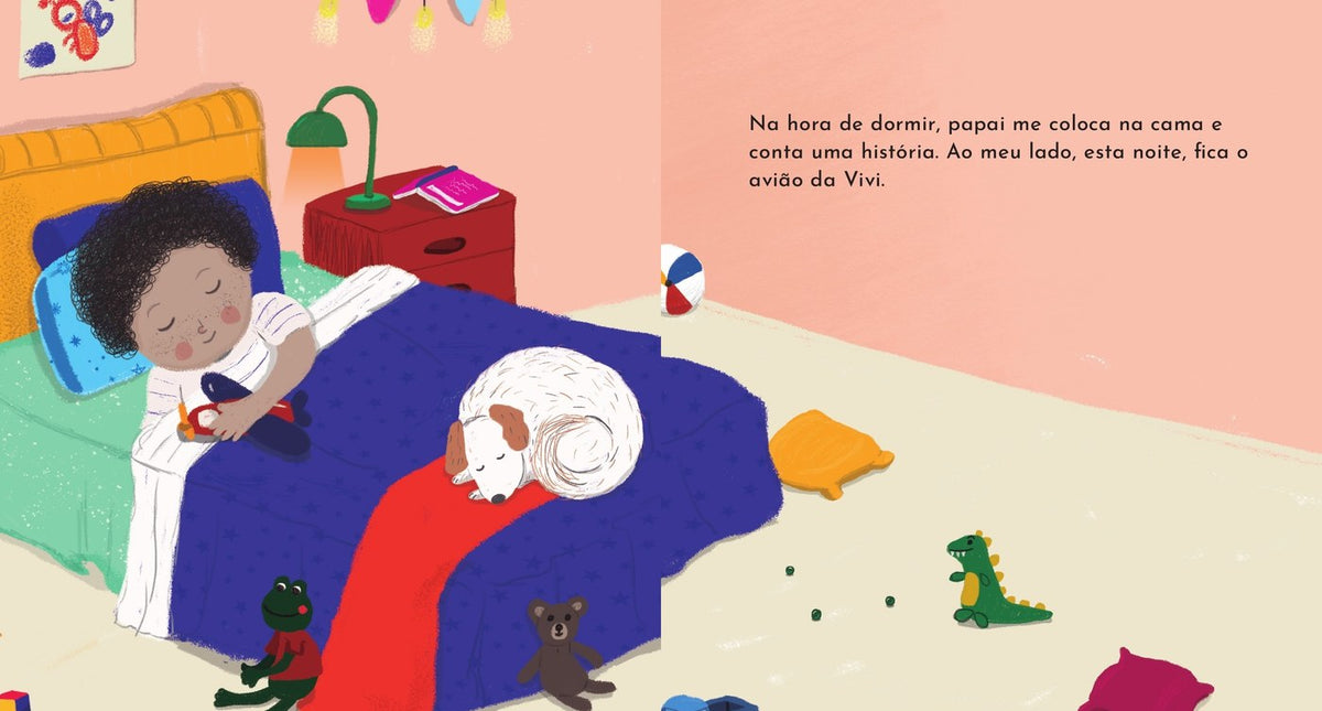 Ilustração do livro Brinquedos trocados