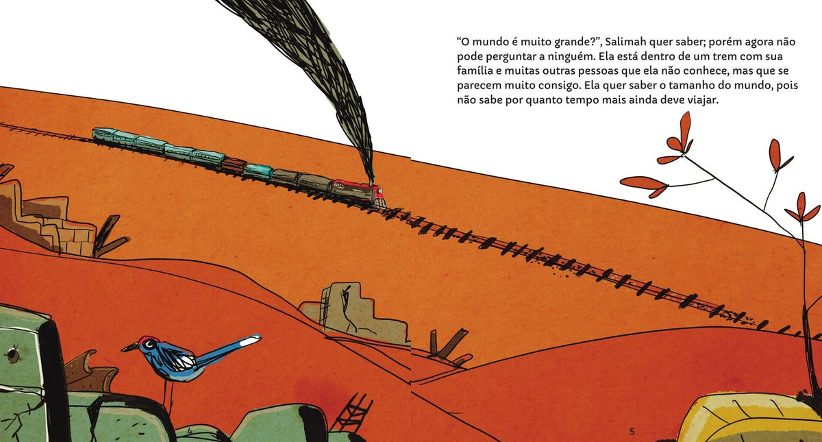 Ilustração do livro Casa é onde o coração está