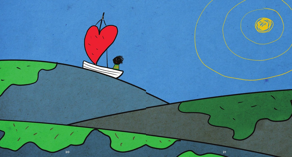 Ilustração do livro Casa é onde o coração está