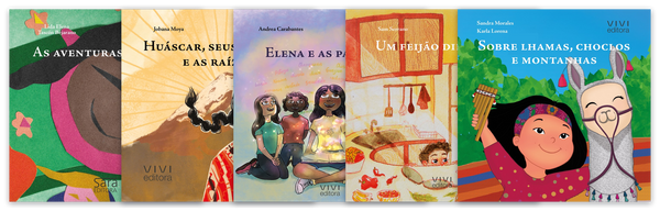 Capa de Coleção "De cá, lá e acolá" completa