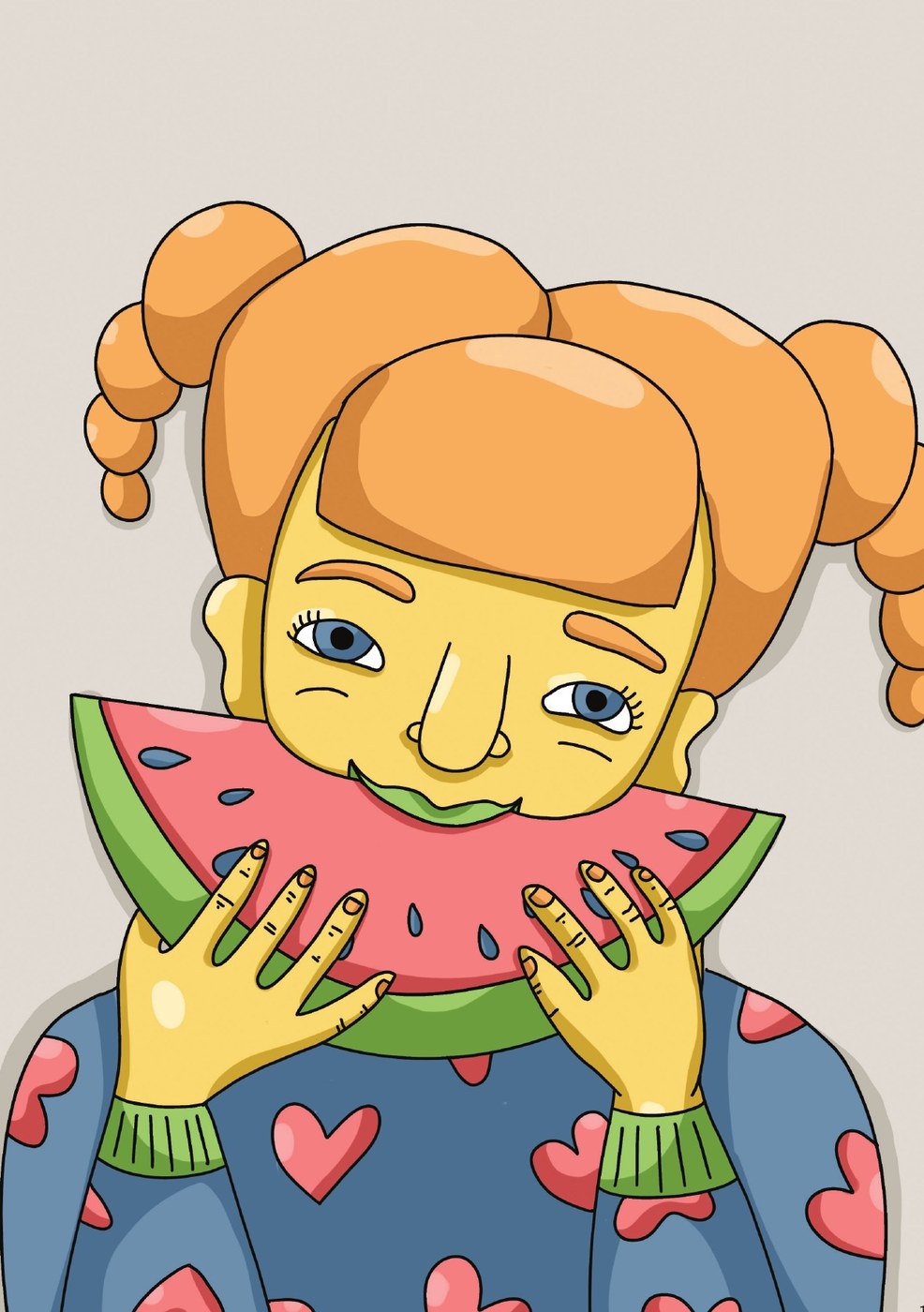 Ilustração do livro Comer direito é um direito!