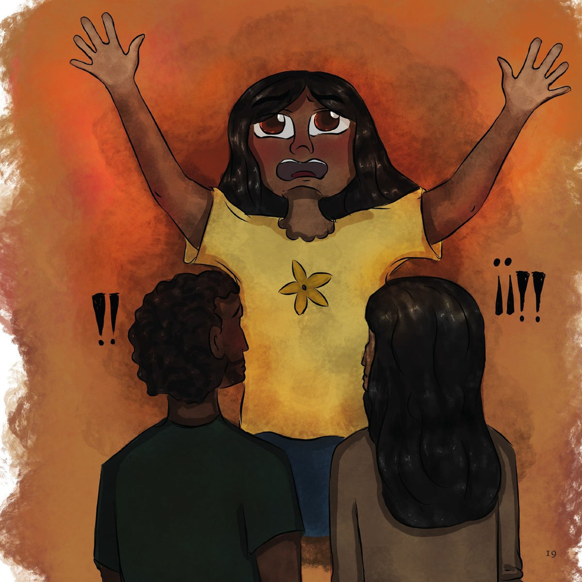 Ilustração do livro Elena e as palavras