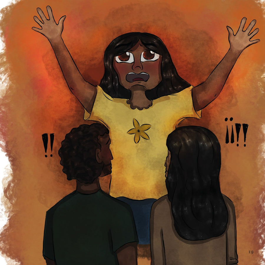 Ilustração do livro Elena e as palavras