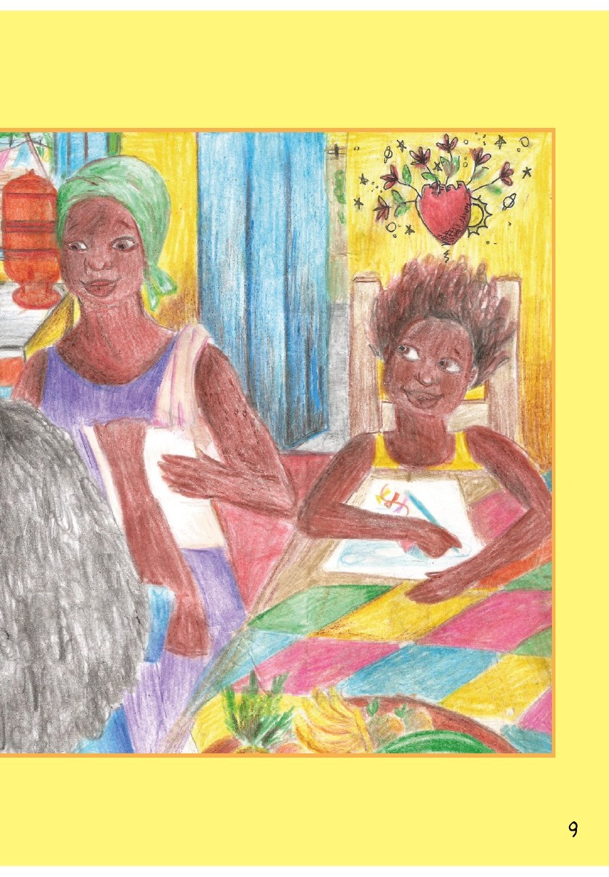 Ilustração do livro Flora, faça florir!