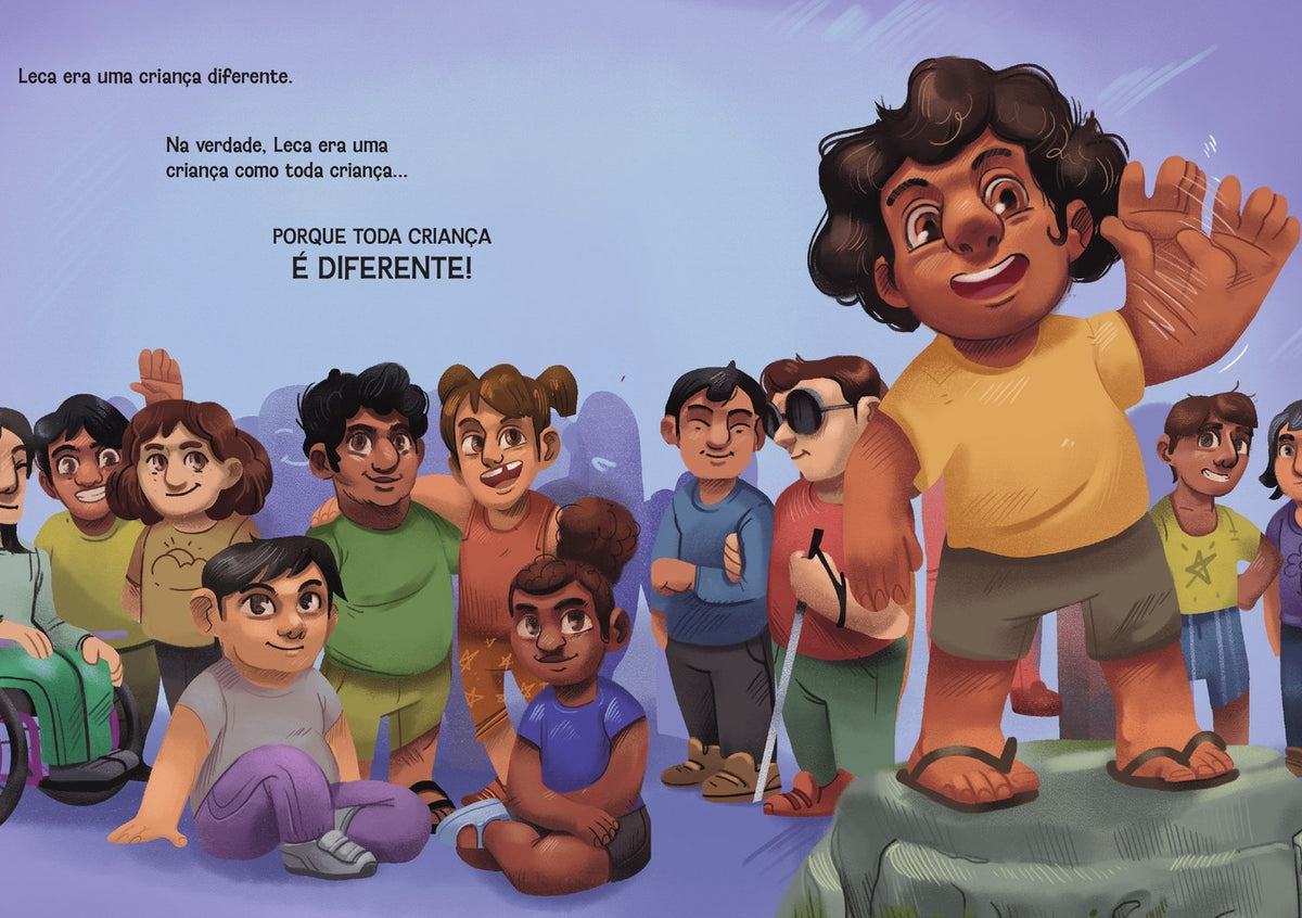 Ilustração do livro Leca