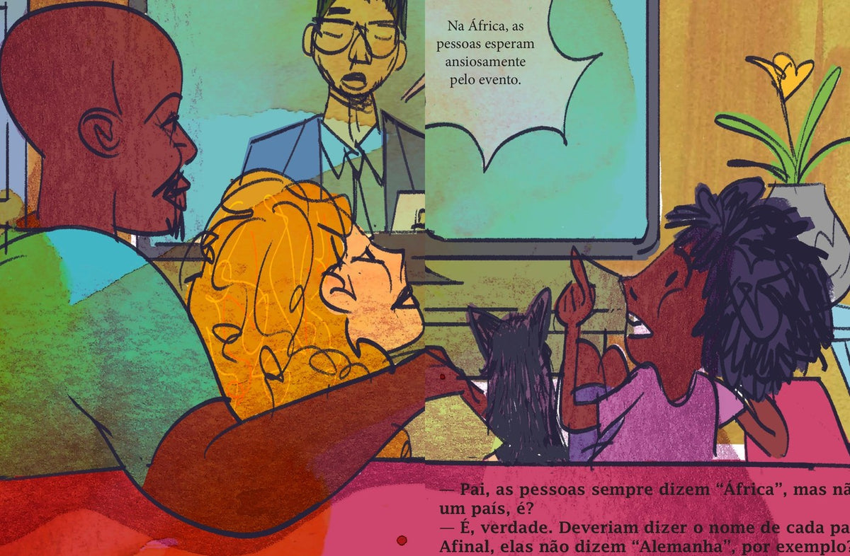 Ilustração do livro Lívia tem uma pergunta