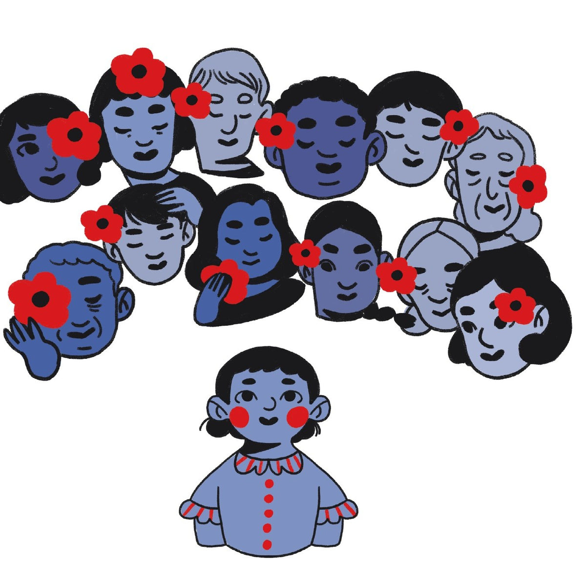 Ilustração do livro Maria e as doze flores