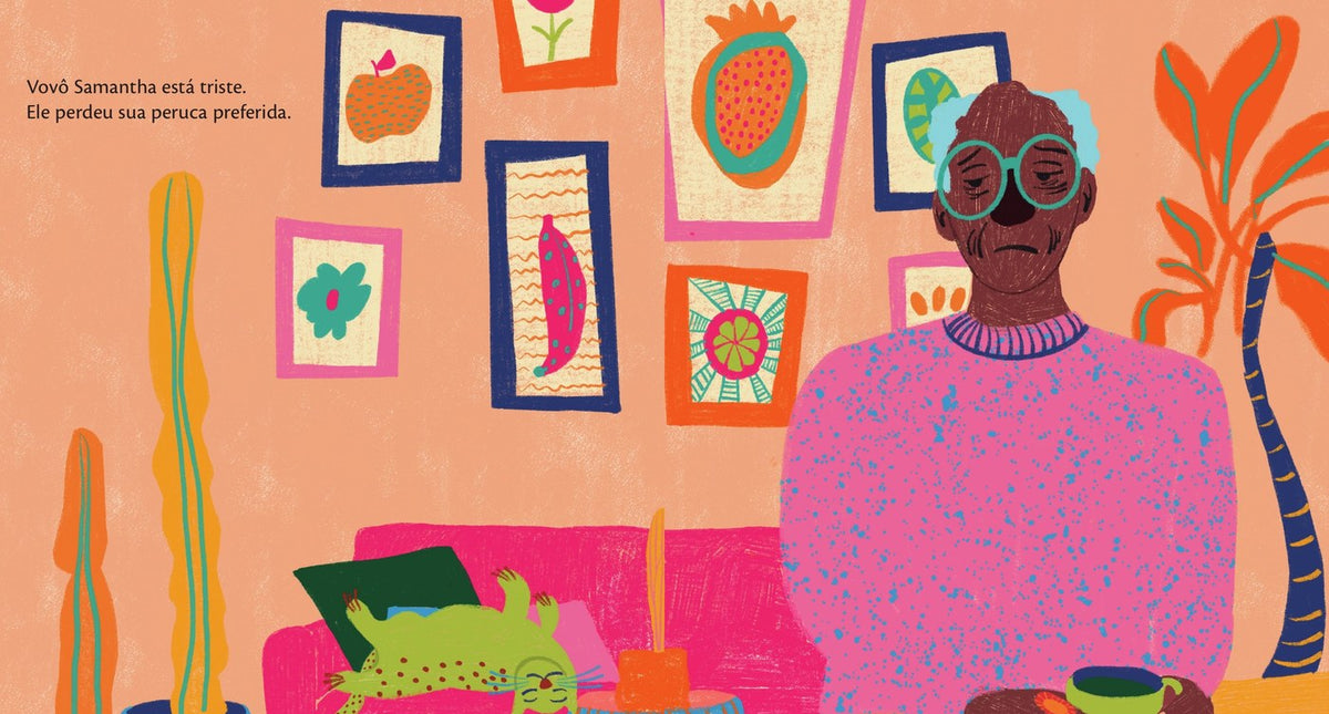 Ilustração do livro Meu avô Samantha