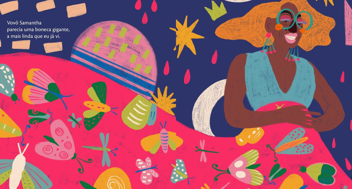 Ilustração do livro Meu avô Samantha