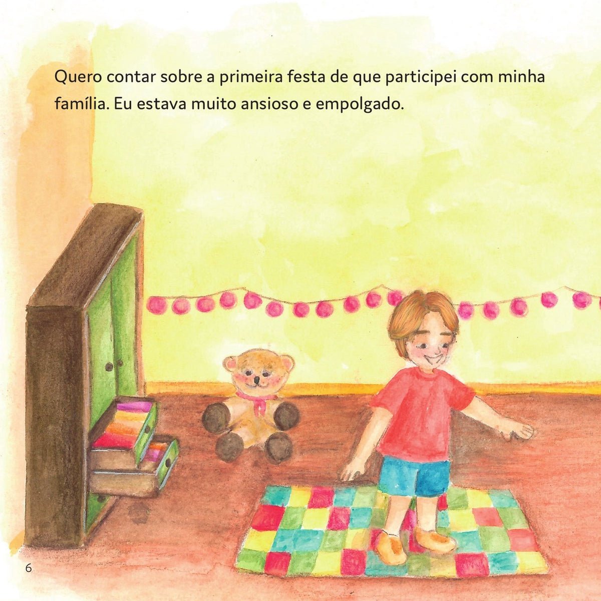 Ilustração do livro Minha família é uma festa