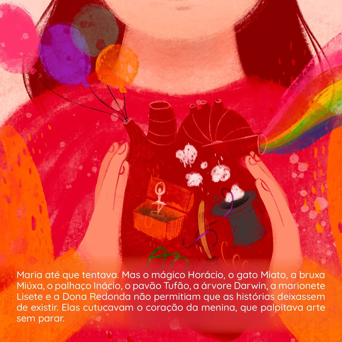 Ilustração do livro Minha mãe também faz arte