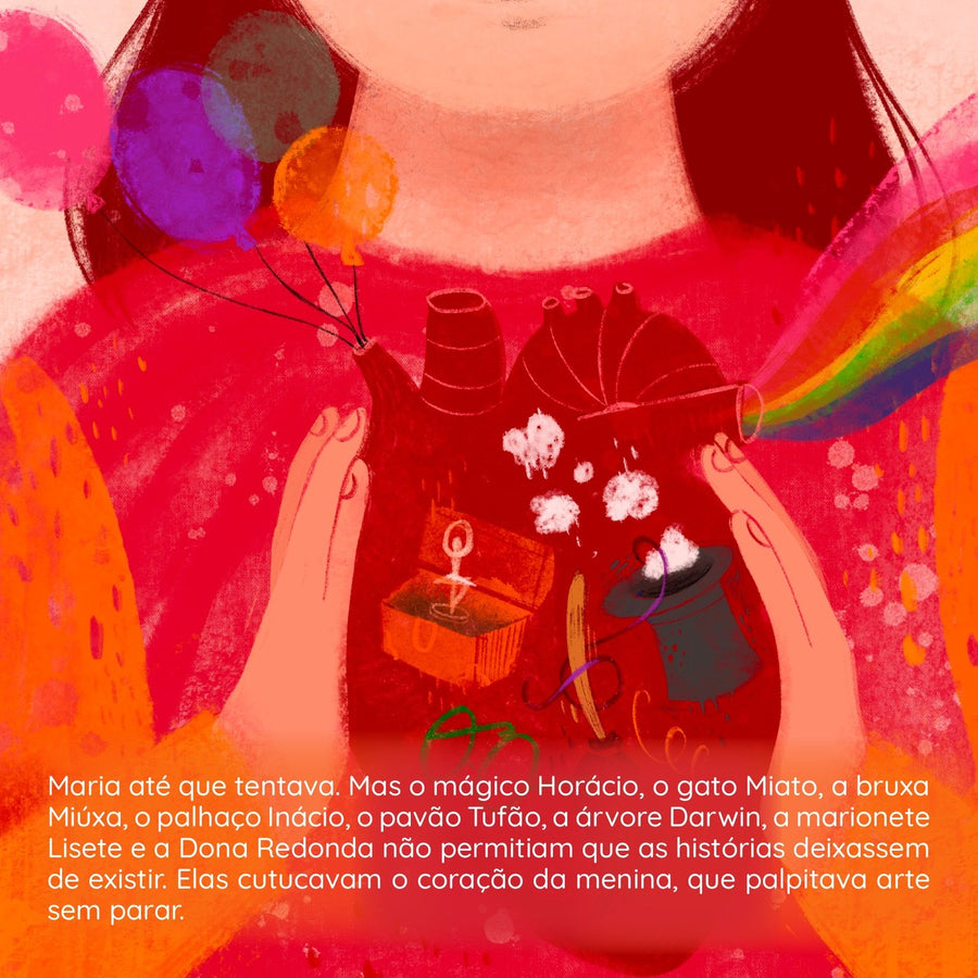 Ilustração do livro Minha mãe também faz arte