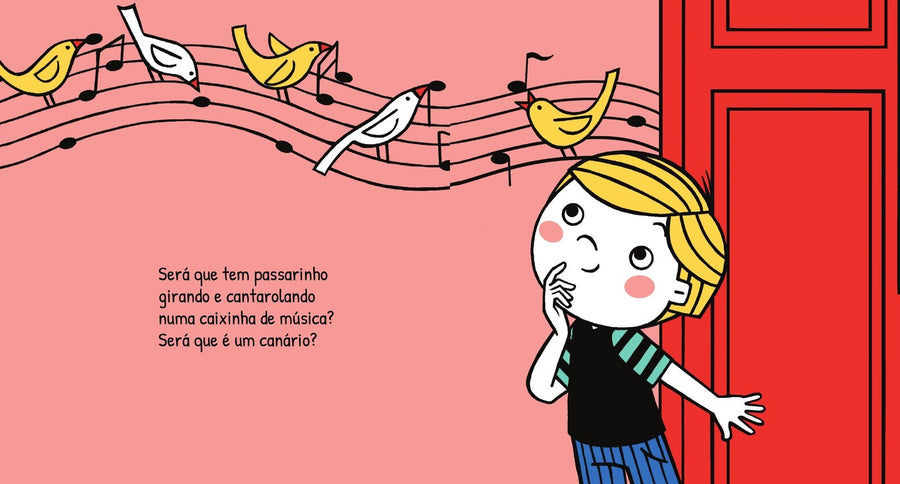 Ilustração do livro Mistério preso no armário