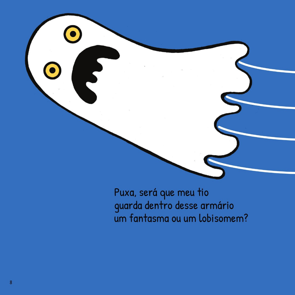 Ilustração do livro Mistério preso no armário