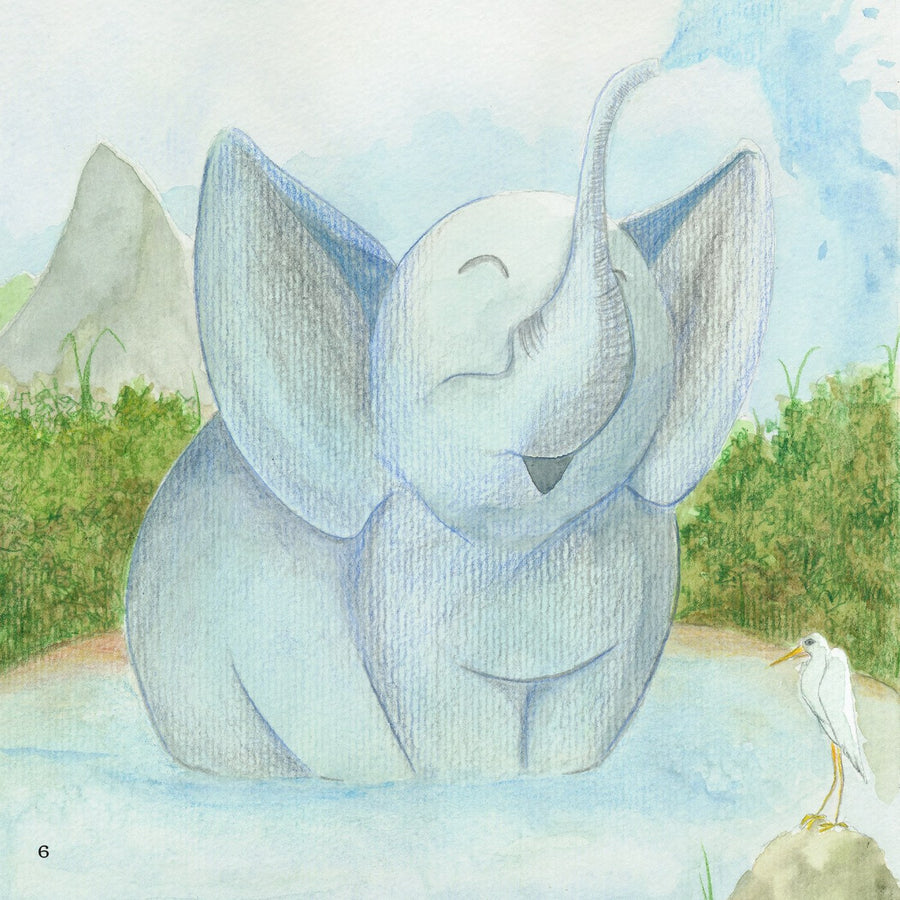 Ilustração do livro O elefante e o urubu