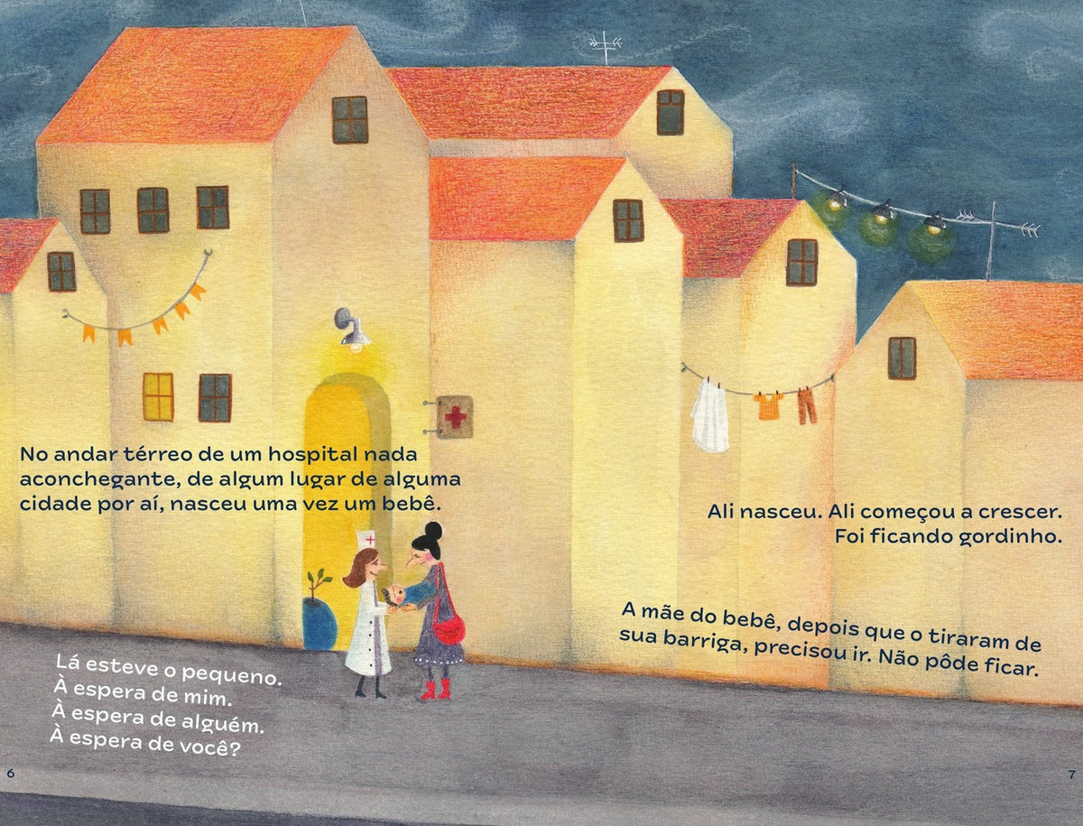 Ilustração do livro O menino do quintal