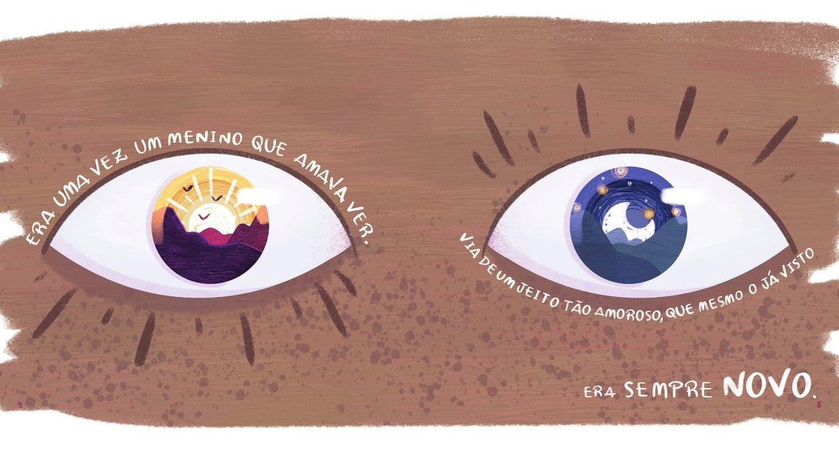 Ilustração do livro O menino e a estrela