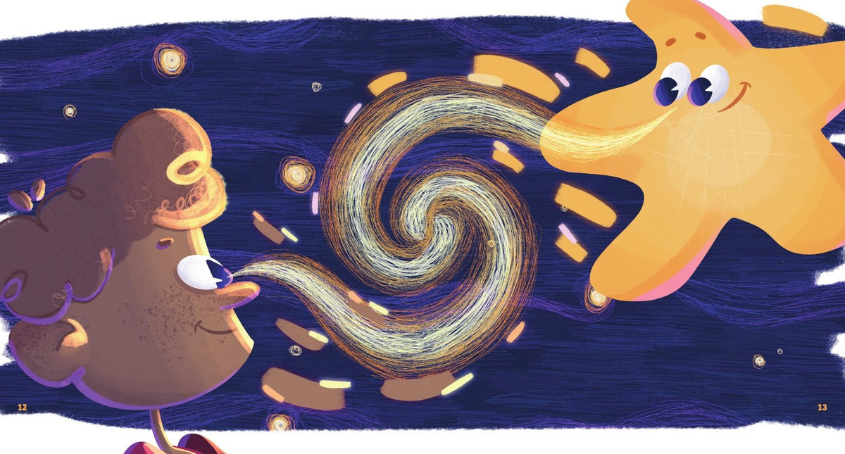 Ilustração do livro O menino e a estrela