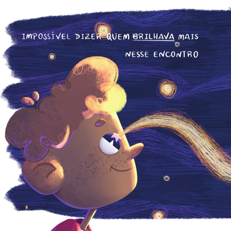 Ilustração do livro O menino e a estrela